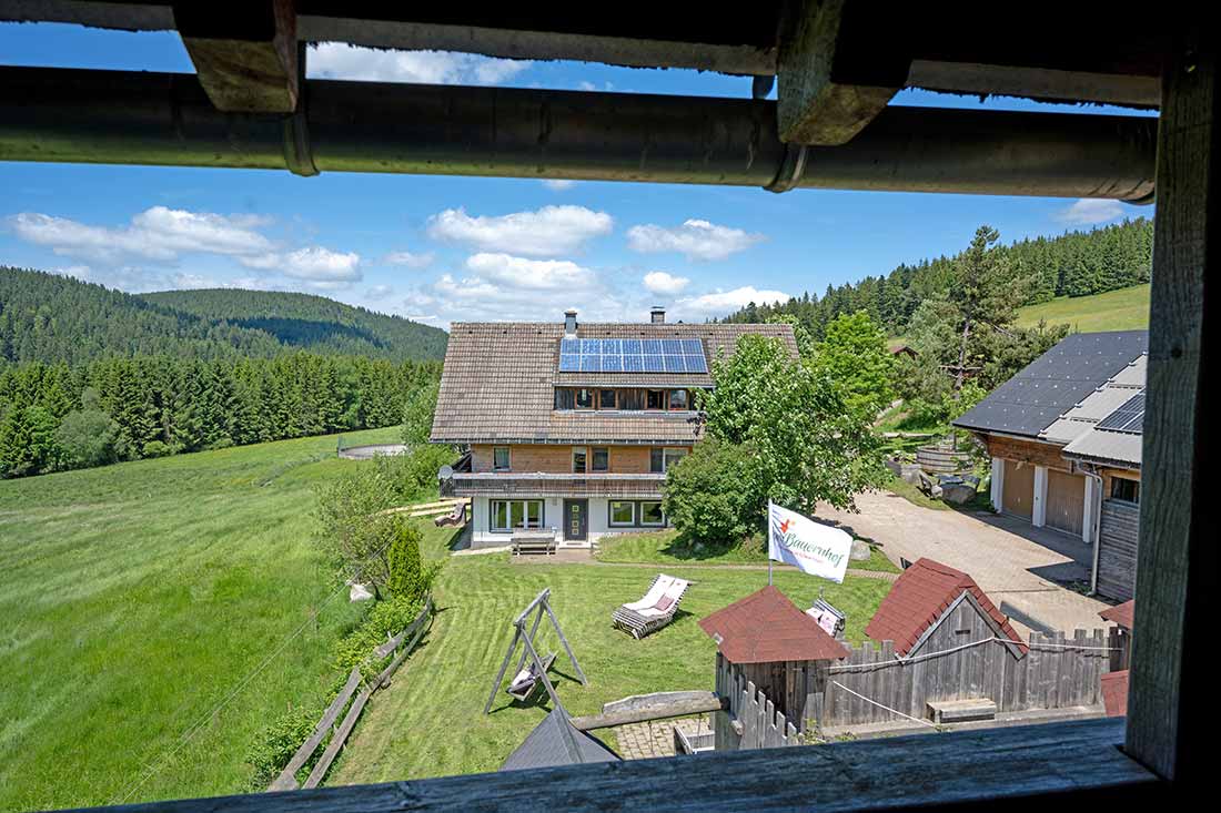 Die Aussicht vom Farnbauernhof ist ein Traum!