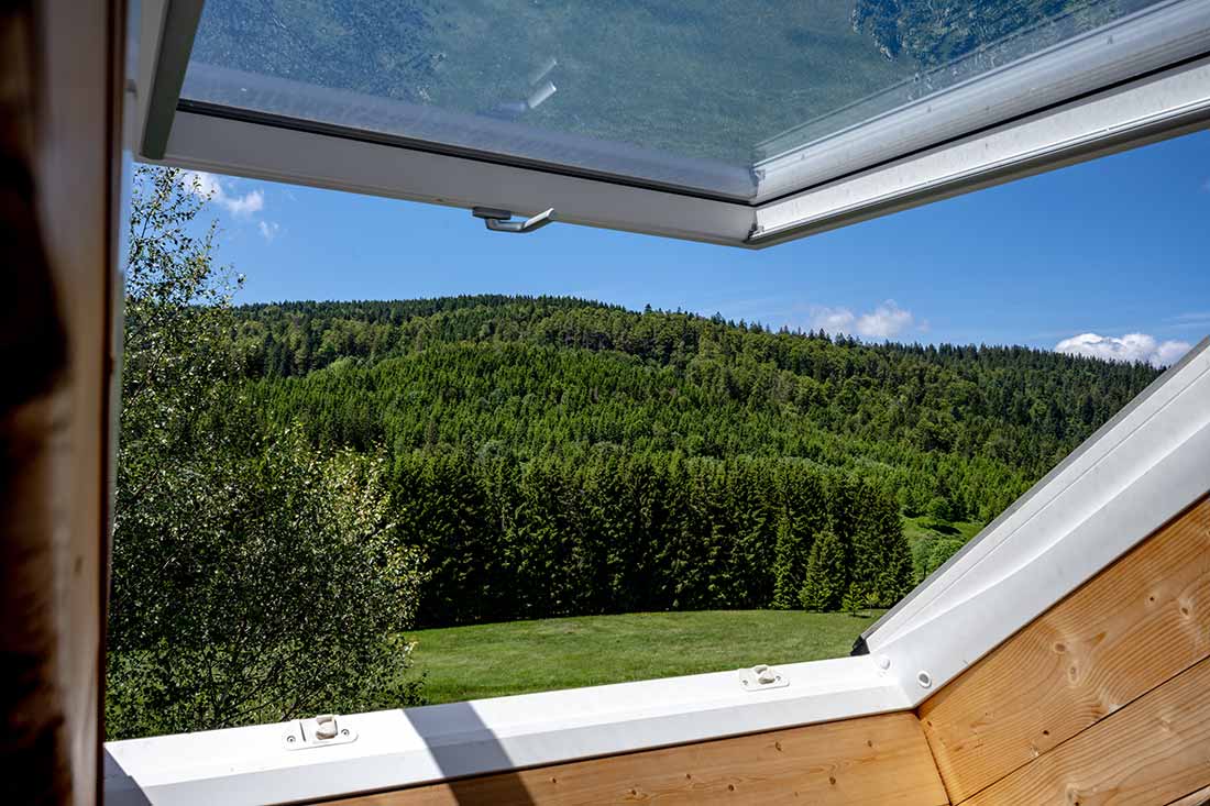 Ein Blick aus dem Fenster und schon will man raus in die Natur